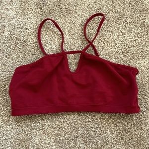 Patterned back bralette